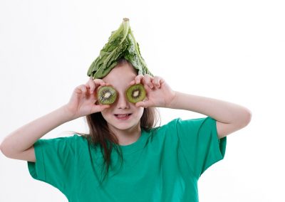 Kinder die gesund essen