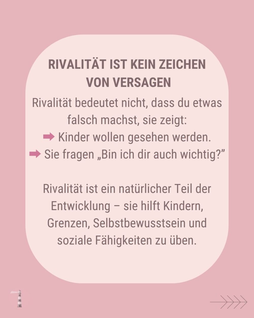 Infografik: Rivalität ist kein Zeichen von Versagen