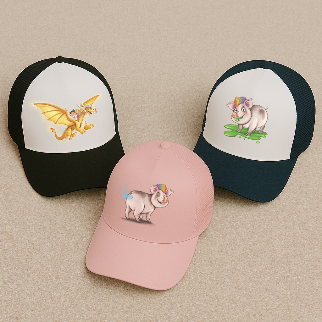 Family Caps im Familie Fidibus Design