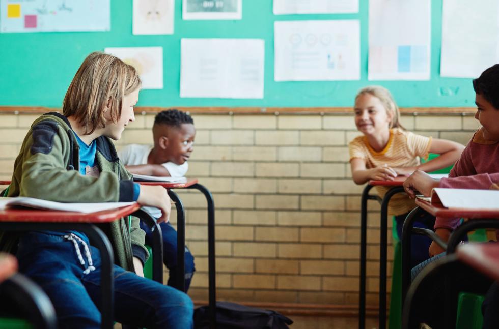 Schüler stören Unterricht durch Schwätzen