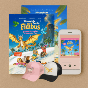 Fidibus-Fanpaket: Bücher, Hörspaß und coole Caps!