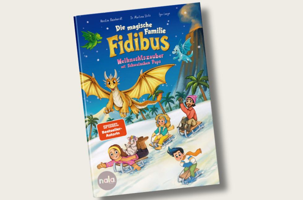 bindungs-beduerfnisorientiertes-kinderbuch-magische-familie-fidibus-weihnachtszauber Kinderbuch "Die magische Familie Fidibus - Weihnachtszauber mit Schweinchen Pups"