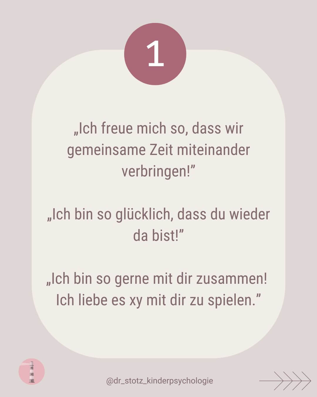 Texttafel Satz für Selbstbewusstsein: Ich bin glücklich, dass du wieder da bist.