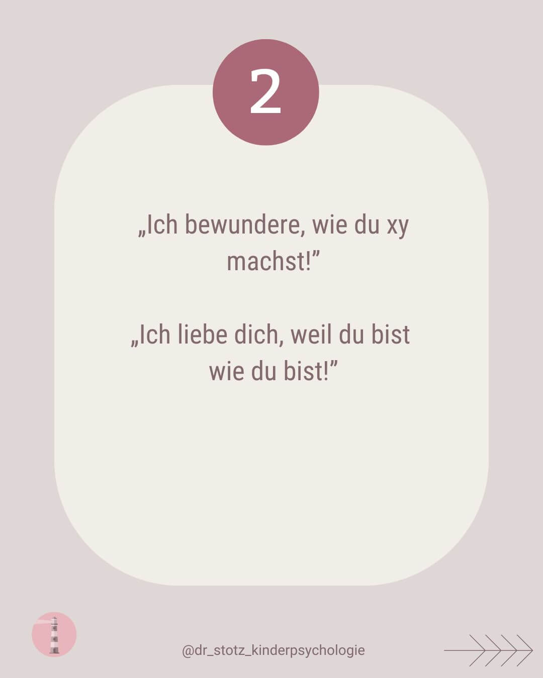 Texttafel Satz für Selbstbewusstsein: Ich bewundere, wie du xy machst